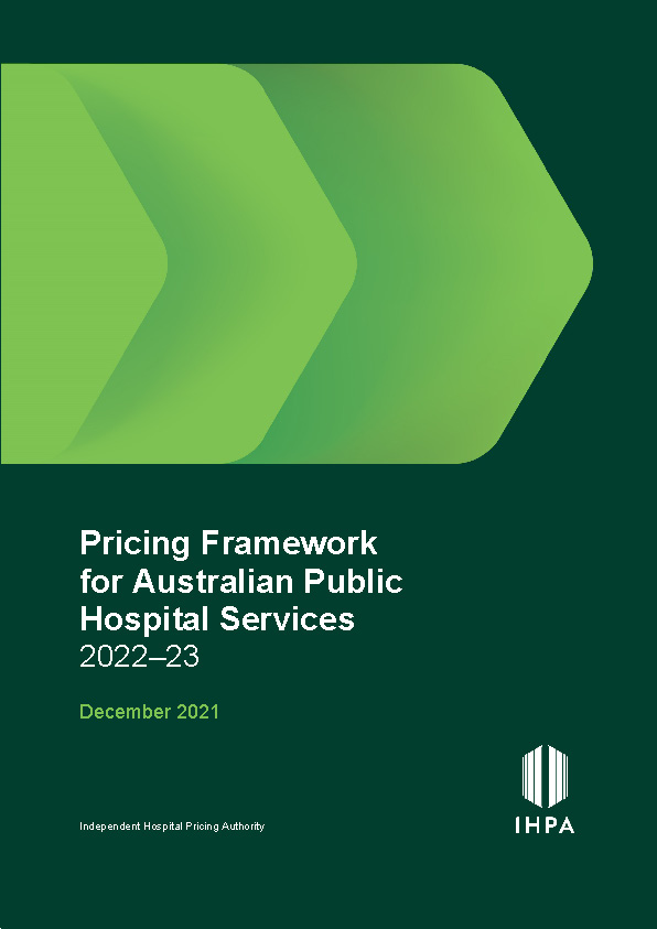 Pricing Framework for Australian Public Hospital Services 2022–23 ...